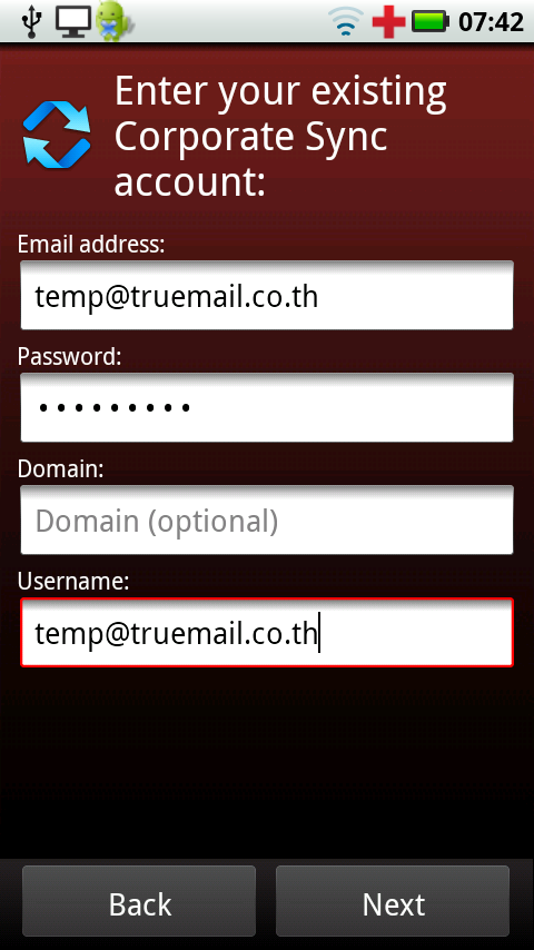 Enter Account