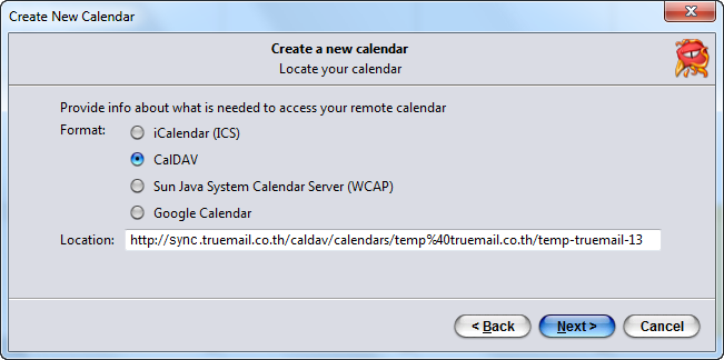 iCal details