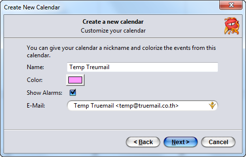 CalDav details
