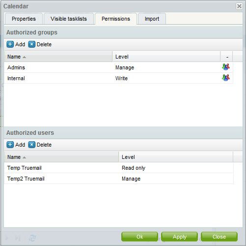 Permissions