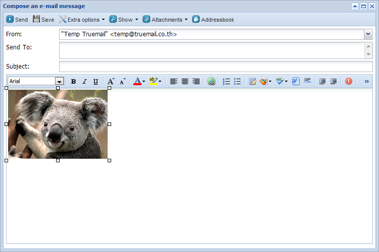 Image properties editor