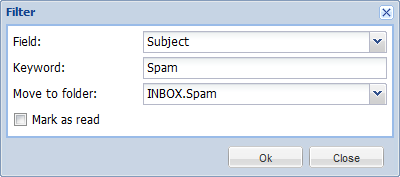 Add/edit rules dialog