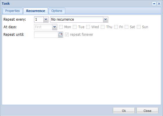 Task Recurrence